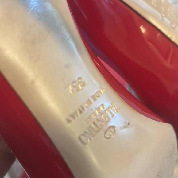 Valentino Patent Bow Low-Heel Pump red with box and bag 35.5 - Picture 6 of 9